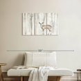 thumbnail image 2 of Elephant Stock A Woodland Walk Vii Wall Art - Horizontal Multi Panel Canvas - Living Room Wall Decor - Animal Multi Panel - Gray And Beige Decor By Lisa Audit - 33" x 20", 2 of 4