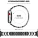 thumbnail image 4 of Correa de acero inoxidable Compatible con Apple Watch Band 38 mm 40 mm Mujeres y hombres Iwatch Series 4, Series 3, Series 2 1 Accesorios Pulsera de metal Correa deportiva D-Link (Plata), 4 of 7