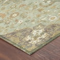thumbnail image 3 of Addison Rugs Chantille Indoor/Outdoor Traditional Damask Celery Machine Washable Rectangle Rug, 10' x 14', 3 of 8
