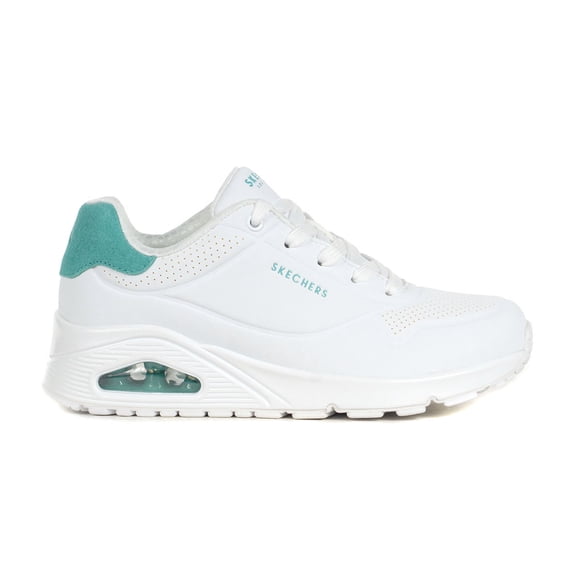 Skechers Women's Uno - Pop Back White/Mint Sneakers 177092.WMNT<span> - </span>9.5