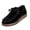 Black, variant on Womens Tennis Shoes, Lace Up Loafers Women Comfortable Round Toe Slip On Flats Work Walking Shoes With Arch Support Stylish Oxford Shoes Lightweight Non-Slip Casual Shoes Fashion Sneakers, Green 7.5