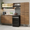 thumbnail image 2 of Cocina Integral Completa 229cm Emilly Madesa 04 - Marrón Madesa GREM229004, 2 of 8