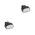 thumbnail image 1 of Wosthever Luz trasera de bicicleta, luz trasera, manillar de ciclismo, faro LED, USB, resistente al agua, para exteriores, larga resistencia, Luz blanca 2Conjunto, 1 of 1