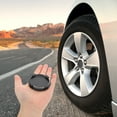 thumbnail image 2 of MLINS 2Pcs Wheel Center Hubcaps Car Rim Cover Replacement 63mm Universal Blank Caps for Tuning and Replacement Black, 2 of 5