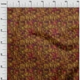 thumbnail image 2 of oneOone Cotton Flex Brown Fabric Batik Sewing Fabric By The Yard Printed Diy Clothing Sewing Supplies 40 Inch Wide, 2 of 4