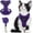 Purple, variant on DMISOCHR Cat Harness and Leash Set Escape Proof Cat Vest Harness for Outdoor