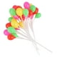 thumbnail image 2 of EeaseMX 10 globos de cumpleaños para tartas, decoración de tartas de colores, ideal para fiestas de cumpleaños, postres, frutas y reuniones (globos redondos)., 2 of 7