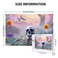 thumbnail image 4 of Sikiie Mist Sunflower Skull Puzzle, Jigsaw Puzzles, Jigsaw Puzzles 1000 Pieces, Custom Jigsaw Puzzle for Adults (29.5×19.7in, Horizontal), 4 of 9