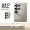 thumbnail image 5 of ULAK Samsung S24 Ultra Case Clear, 2 in 1 Heavy Duty Shockproof Sturdy Phone Case for Galaxy S24 Ultra 5G 6.8 inch 2024 for Women Men Boys Girls, Transparent, 5 of 10