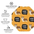 thumbnail image 4 of Bingfone Vintage Corgi Leather Drinks Coasters With Set Of 6,Suitable For Home Kitchen,Coffee Cup Coasters Home Gift, 4 of 9