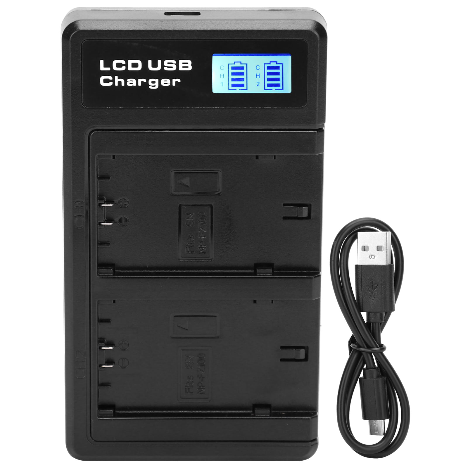 Camera Battery Charger SEIVI LPE10 LCD Electric Quantity Display Dual Slot for CANONEOS Camera 