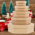 thumbnail image 4 of 1 Set of Gift Boxes with Lids Blank Gift Box Empty Gift Packing Box Festival Presents Boxes, 4 of 8