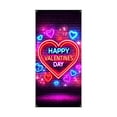 thumbnail image 2 of Large Valentines-Day Door Cover 6x2.9 Ft Happy Valentine's Day Banner Decorations Romantic Hearts Love Hanging Background for Indoor Outdoor Valentines Day Home Door Banner Party Supplies, 2 of 7