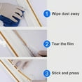 thumbnail image 4 of Ceramic Tile Gap, 6m X 8mm Ceramic Tile Gap Tape, Caulk Strip Self-Adhesive Decorative Sealing Tape, for Shower Bathtub Bathroom Toilet, 4 of 6