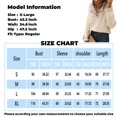 thumbnail image 2 of Womens Sweaters Fall Winter Clothes 2025 Long Sleeve Button Down Ruffle Crew Neck Casual Knitted Pullover Tops 03-Khaki S, 2 of 4