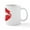 White, variant on CafePress - Lips Mug - 11 oz Ceramic Mug - Novelty Coffee Tea Cup