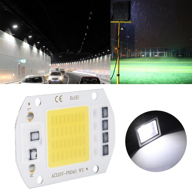 2PCS Luz de Chip LED Integrada AC110V 50W de Alto Brillo Luz de Chips COB de Fuente de 6x4 Cm ANGGREK Otros