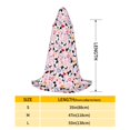 thumbnail image 2 of Honeii Cartoon Cat And Heart Print Poncho Cape, Cloak Coat, Snuggly Hooded Wearable Blanket, Hooded Cape For Teenagers,Halloween Costumes-Small, 2 of 7