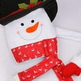 thumbnail image 6 of Gustave Christmas Tree Topper Snowman Hugger, Snowman Tree Topper with Red Mittens and Draping Red Scarf Christmas Tree Decor Xmas Party Festive Ornament "Red", 6 of 13