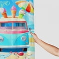 thumbnail image 3 of BCIIG Beach Themed Bathroom Decor Set with Hooks, Vibrant HD Print Polyester Fabric Shower Curtain Set, 100% Waterproof, Easy to Install - Multi Size Colorful and Luxurious Graphic Design 36"x72, 3 of 7