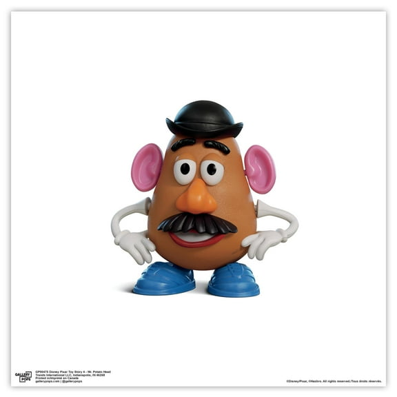 Gallery Pops Disney Pixar Toy Story 4 - Mr. Potato Head Wall Art, Unframed Version, 12" x 12"