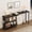 Black, variant on 360° Rotating Side Table with Charging Station, Swivel End Table with 2 AC Outlets & 2 USB Ports, Mobile Sofa Table with Storage Shelves and Bag, Lockable Wheels for Bedroom Living Room