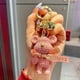 thumbnail image 2 of Llavero de oso kawaii, lindo llavero de resina rosa con lazo, llavero para mochilas, llavero de Pokenmon, llavero de coche para mujer., 2 of 5