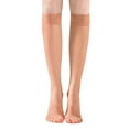 thumbnail image 1 of Fgnfyis Bas Unis pour Femmes 2 Pcs pour Femmes Accroc Été Bas Fins Confortables Transparents Kaki, 1 of 5