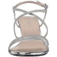 thumbnail image 2 of Touch Ups Womens Maisie Heeled Sandal 5 Silver, 2 of 8