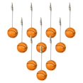 thumbnail image 1 of clips de resina para notas con base de pelota deportiva con alambre de caimán,soporte para tarjetas de números de mesa,soporte para fotos para oficinas,menús,bodas,fiestas, 1 of 6