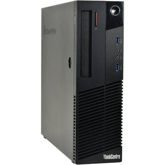 Restored Lenovo ThinkCentre M83-SFF Desktop PC with Intel Core i3-4130 Processor, 8GB Memory, 500GB Hard Drive and Windows 10 Pro (Monitor Not Included) (Refurbished)