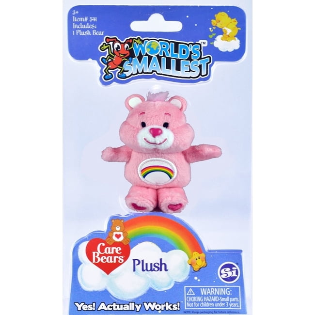 pink and blue care bear