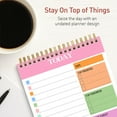 thumbnail image 4 of YIMWNYI English Notebook Daily Planner, Organizer Notepad, Productivity Booster, To-Do List Binder, Portable Scheduling & Note Taking, Undated Planner for Daily Tracking, 4 of 8