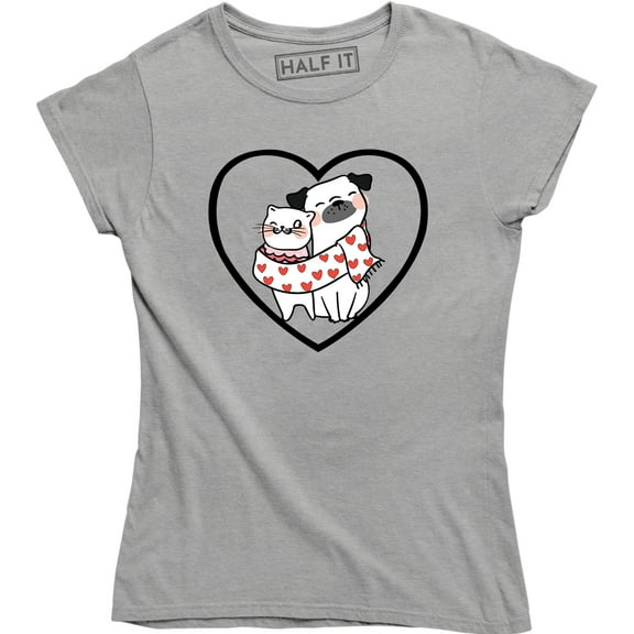 Cute Cat And Dog - A Wonderful Pet And Save A Life Women's T-Shirt