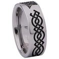 thumbnail image 3 of Celtic Star Tungsten Carbide Ring, 3 of 9