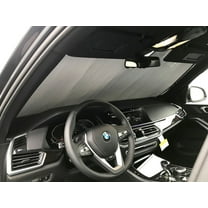 HeatShield, The Original Windshield Sun Shade, Custom-Fit for BMW X5 SUV w/o Executive Package 2019, 2020, 2021, Silver Series