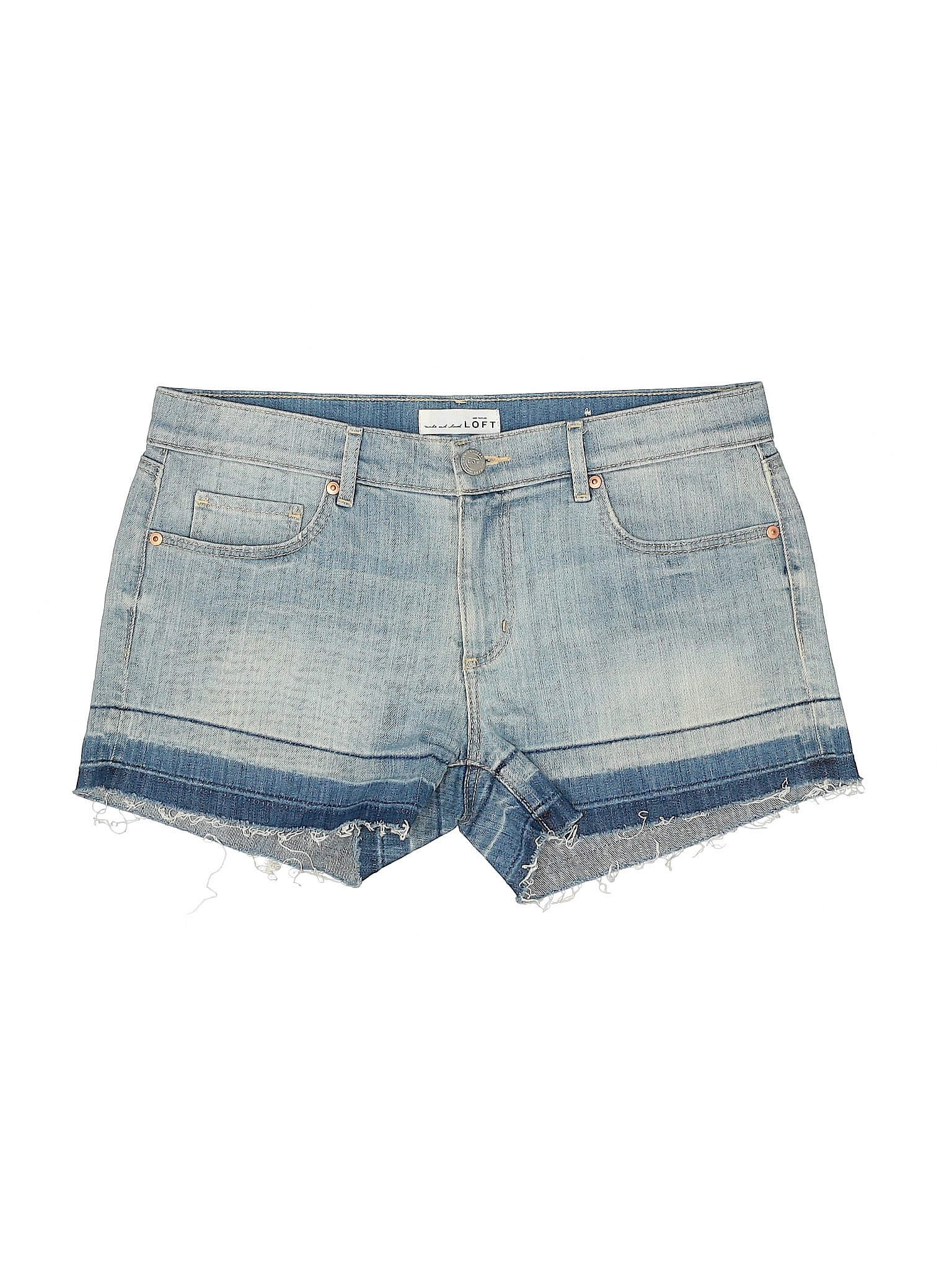 ann taylor loft jean shorts