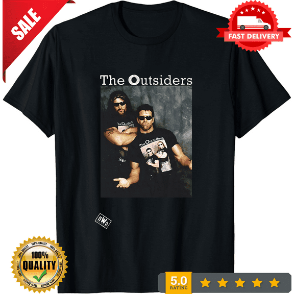 Rare The Outsiders Nwo Wrestling Shirt The Outsider Unisex Black T-shirt Size S-5XL, NEW INSTOCK-TH69009