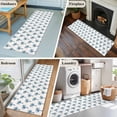 thumbnail image 5 of Runner Rug 2'x6', Blue Palm Trees Washable Non-Slip Hallway Runner Rugs, Summer Botanical Tropical Plants Bedside Rugs Floor Mats Carpet Runners for Kitchen Bathroom Laundry Room, 5 of 8