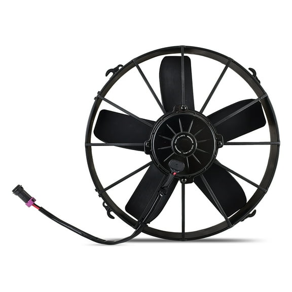 Mishimoto MMFAN-12HD Race Line High-Flow Radiator Fan, 12" Universal Fit, 12 Volts, Black