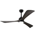 thumbnail image 5 of Yesfashion 52" Ceiling Fan Lights with 3 Blade Ceiling Fans 6 Speed Levels Remote Control Quiet DC Motor for Patio Living Room, Bedroom, Office, Indoor, 5 of 7