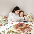 thumbnail image 5 of Feelyou Rustic Groovy Flower Twin Comforter Sets, Chinese Bedding Set, 2-Piece, 5 of 8