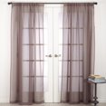 thumbnail image 2 of SARO C024.W54108 54 x 108 in. Zephyr Rod Pocket Sheer Window Curtain Panel  White, 2 of 5