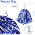 thumbnail image 2 of LINLIN 12Pcs Handheld Cheerleading Pom Poms, Metallic Foil Cheerleader Pompoms Hand Flowers for Team Spirit Sports Games Dance Party - Durable & Lightweight, 2 of 6
