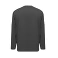 thumbnail image 7 of Awdenio T Shirts for Man Casual Long Sleeve Shirts Comfortable V Neck Solid Color Classic Tops Dressy Big and Tall Shirt Clothes, 7 of 7