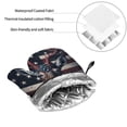 thumbnail image 6 of Daiia Vintage American Deer Pattern Oven Mitts and Pot Holders 4 pcs Set,High Heat Resistant 500 Degree Extra Thicken Long Kitchen Cotton Oven Glove, 6 of 6