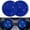 Blue, variant on LQQBOX 2 Pcs Red Car Cup Holder Coaster, 2.76 inch Anti-Slip Shockproof Universal Fashion Car Coasters Insert Bling Crystal Rhinestone Automotive Interior Accessories for Women