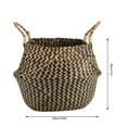 thumbnail image 2 of Organizador Plegable Almacenamiento Basket Basket Organizador de Ropa Plant Flower Pot(Negro), 2 of 8