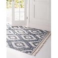 thumbnail image 3 of Rugs.com Cherokee Collection Rug – 5' x 8' Blue Gray High Rug Perfect For Bedrooms, Dining Rooms, Living Rooms, 3 of 8