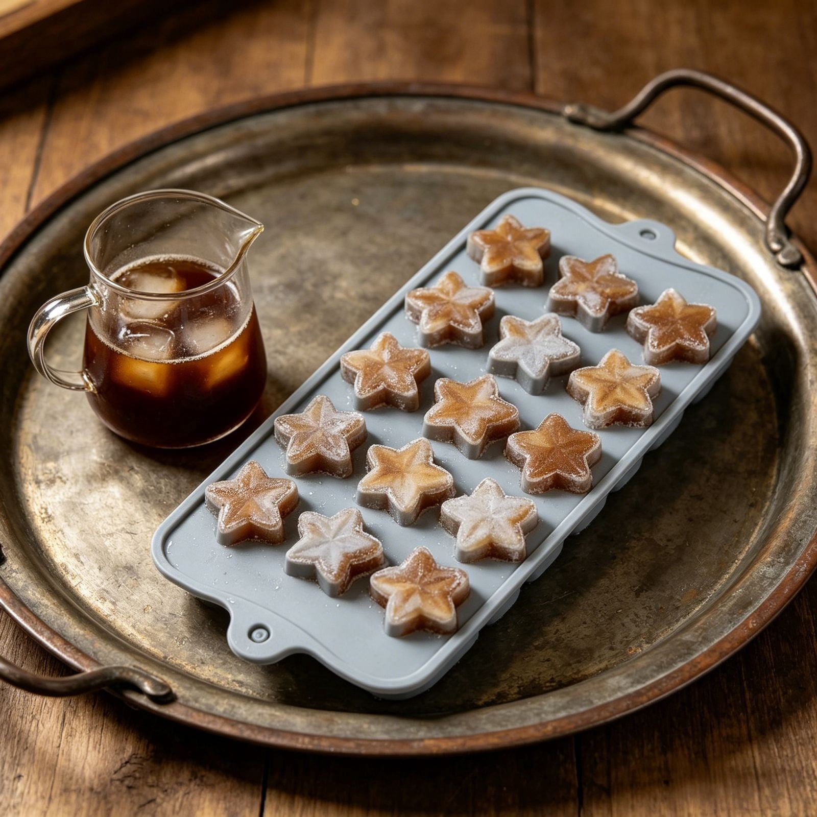 UJMNHYGT Ice Cube Trays Easy Release, Flexible Silicone Ice Cube Molds with Removable Lid, Reusable Freezer Ice Trays Stackable for BPA Free